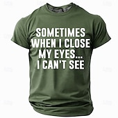 voordelige Grappige T-shirts voor mannen-Voor heren Grappig T-shirt Korte mouw T-shirt 3D-afdrukken Strakke ronde hals Overhemd Modieus Dagelijks Basic Straat Casual Dagelijks Zwart Rood blauw Zomer Lente Alle seizoenen Kleding S M L XL XXL