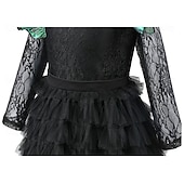 economico Costumi per bambine-Strega Fata Elphaba Vestito Abiti in tulle Costume Cosplay del film Costume di Carnevale Notte di Valpurga Travestirsi for Ragazze Bambini Halloween Carnevale Feste Performance Con il fumetto