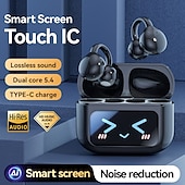 cheap TWS True Wireless Headphones-M100 True Wireless Headphones TWS Earbuds Ear Clip Bluetooth 5.3 Ergonomic Design Stereo Surround Sound for Fitness Gym Workout Camping / Hiking Travel Entertainment
