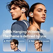 economico Cuffie telefoniche e per ufficio-m80 vivavoce telefono guida auricolare clip auricolare bluetooth 5.3 design ergonomico suono surround hifi per fitness palestra allenamento telefono cellulare