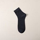 preiswerte Herren Elite Zubehör-Herren 1 Paar Socken Freizeitsocken Schwarz Weiß Farbe Einfarbig Hohl Schule Formell Hochzeit Netz Loch Dünn Sommer Frühling Herbst Ganzjahres Elegant Täglich