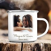 baratos Presente de Casamento-caneca de cerâmica personalizada com foto e texto personalizados, xícara de café personalizada com mensagem pessoal, presente para amantes de café, dia dos namorados, natal, aniversário