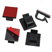 olcso Tárolás és rendszerezés-50db öntapadó kábelrendező klipek kábelkezelő vezetéktartó usb töltő adatvonal orsó csévélő falra szerelhető kampók