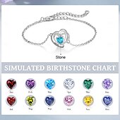 billige Gaver-personlig fødselsstein armbånd tilpasset gave til mamma kone kjæreste, bursdag jubileum valentinsdag mors dag