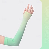 cheap Home Sleeves &amp; Gloves-Gradient Color Ice Sleeves Women&#039;s Summer Ice Silk Sun Protection Sleeves Driving Cycling Arm Protection Anti-ultraviolet
