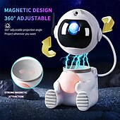 halpa Projektorin lamput ja laserprojektorit-Galaxy Star Astronautti Projektori LED-yövalo Nebula Kattolamppu Makuuhuoneen Koristeluun  Lastenlahjaksi