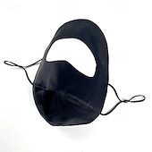 economico Abbigliamento da casa-Maschera in seta traspirante fresca con protezione solare anti-UV maschera in seta morbida antipolvere double-face in seta di gelso
