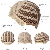 abordables perruque plus âgée-Perruques grises à frange oblique, cheveux courts, duveteux, dégradé noir, argent, coupe pixie, pour femmes d&#039;âge moyen et âgées, cheveux naturels, usage quotidien