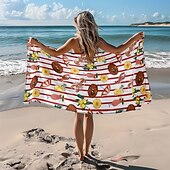 cheap Beach Towel Sets-Printed Beach Towel, Lightweight Quick-Dry Sand-Free Beach Blanket, Ideal for Travel, Pool, and Outdoor Use