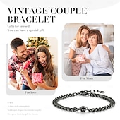 cheap For Men-Personalized Projection Bracelet Custom Best Gift for Dad, Husband, Boyfriend, Unique Keepsake for Father&#039;s Day, Birthday, Valentine’s Day, Christmas