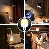 economico Luci del disco-1 pz. Lampada E27 con testa di ricarica magnetica, piccola luce notturna, telecomando staccabile, lampada da comodino, luce da parete, temporizzazione regolabile, interfaccia tipo C.