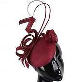 tanie Fascynatory i kapelusze-Nakrycie głowy Sinamay Ślub Wieczorna impreza Elegancja Ślub Z Kwiat Winieta Nakrycia Głowy