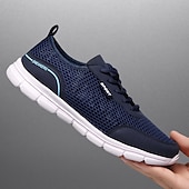 billige Sneakers til herrer-joggesko for menn – pustende lette atletiske joggesko for jogging, trening og uformelle antrekk