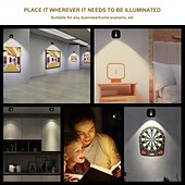 abordables Lumières de rondelle-Lot de 2 spots muraux colorés RVB à intensité variable, éclairage mural avec télécommande, batterie rechargeable USB, éclairage d&#039;ambiance réglable et couleur variable