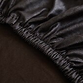 abordables Funda para silla de comedor-1/2/6 fundas elásticas para sillas de comedor y fundas antideslizantes impermeables de moda para sillas de comedor fundas simples de cuero artificial adecuadas para la decoración del hogar hotel