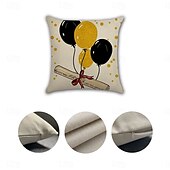 cheap Throw Pillows &amp; Covers-Graduation Decorative Toss Pillows Cover 4PC Best Graduation Gift Soft Square Couch Cushion Case Pillowcase for Bedroom Livingroom Sofa Chair