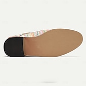billiga Texturerade vävskor-mäns flerfärgade vävmönster oxford skor – retro casual klänning skor för kreativa proffs och helgevenemang