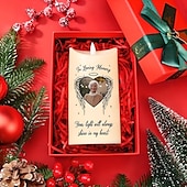 abordables Regalo conmemorativo-Vela LED conmemorativa personalizada, foto personalizada, regalos de condolencia por la pérdida de seres queridos, vela con alas de ángel, elegante luz de recuerdo para dormitorio, decoración del