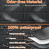 cheap Car Seat Covers-Dog Car Seat Cover for Pets Waterproof Seat Cover Heavy Duty Scratch Proof Nonslip Durable Soft Back Seat Covers for Cars