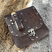cheap Accessories and More-Retro Vintage Medieval Renaissance Cosplay Costume Belt Pouch Dice Bag Ren Faire Viking Celtic Knight Ranger Men&#039;s Women&#039;s Celtic Viking Halloween Masquerade Performance Stage Renaissance Fair Teen