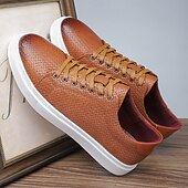 Χαμηλού Κόστους Ανέμελος-ανδρικά slip-on αθλητικά παπούτσια με καφέ υφή – ευέλικτα casual παπούτσια για χαλαρές και έξυπνες περιστάσεις
