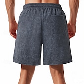 cheap Casual Shorts-Men&#039;s Athletic Shorts Sweat Shorts Shorts Summer Shorts Pocket Drawstring Elastic Waist Plain Comfort Breathable Short Outdoor Sports Classic Casual Black Navy Blue