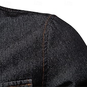 preiswerte Freizeithemden für Herren-Herren Hemd Sommerhemd Freizeithemd Strandhemd Knopfhemd Schwarz Dunkelblau Leicht Blau Langarm Einfach Revers Urlaub Hawaiianisch Tasche Bekleidung 100% Baumwolle Mode Lässig Bequem