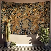 זול שטיח קיר מימי הביניים-קירות תלאות קירות בדים בנעורים קירות בדים דקורטיביים צילום לבית חדר שינה סלון סמלים של ג'ון