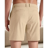 economico pantaloncini da lavoro-Per uomo Shorts eleganti Shorts da Lavoro Pantaloncini da golf Tasca Semplice Comodità Traspirante Lunghezza al ginocchio All'aperto Affari Sport Casual Blu Cachi