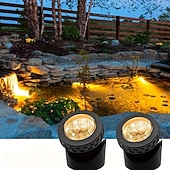 ieftine Spoturi exterioare-reflector solar cu LED IP65 proof 1/2/3 capete proiector subacvatic pentru piscină grădină gazon pădure iaz calea decor peisaj