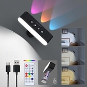 お買い得  パックライト-1個の製品磁気両面発光壁ランプタッチ調光タイプC充電リモコンは手持ち可能