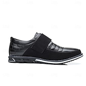 billiga Tillfällig-bruna slip-on sneakers för män med kardborreband – trendiga skor för vardagskläder och aktiv livsstil