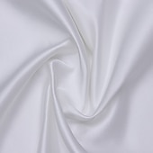 billige Små Hvite Kjoler-A-Line Cocktailkjoler 1950-talls Kjole Bryllup Gjest Graduering Te Lengde Uten Ermer Off Shoulder Høst Bryllup Mottak Satin med Sleek Sløyfe(r) Ren Farge