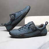 preiswerte Sneaker für Herren-Braune Casual-Sneaker für Herren – vielseitige Schlupfschuhe aus weichem Leder für Komfort im Alltag