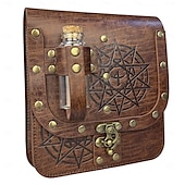 cheap Accessories and More-Retro Vintage Medieval Renaissance Cosplay Costume Belt Pouch Dice Bag Ren Faire Viking Celtic Knight Ranger Men&#039;s Women&#039;s Celtic Viking Halloween Masquerade Performance Stage Renaissance Fair Teen