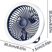 voordelige Campingverlichting en lantaarns-1 st. multifunctionele ventilatorlamp, verticaal hangend, drievoudig gebruik, drie dimstanden, airconditioning, afstandsbediening met USB-oplaadfunctie, kantoor, kamperen, thuisgebruik