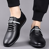 preiswerte Lässig-Weiße Slip-On-Sneaker für Herren mit Streifendesign – modische Schuhe für Freizeitausflüge und Wochenendaktivitäten