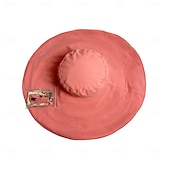 abordables Chapeaux-Chapeau de soleil d&#039;été à large bord pour femme, protection UV, pour les vacances à la plage