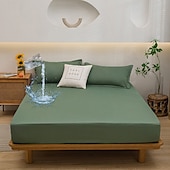 abordables Sábanas y funda de almohada-Funda protectora para cama Queen Full King cubierta impermeable protector de colchón sábana ajustada impermeable protector de cama funda de colchón 360° de paquete completo bolsillo profundo sábana