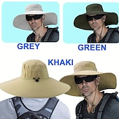 cheap Sun Hats-Large Edge Bucket Cap for Both Sexes Summer Large Edge UV Sun Hat Breathable Fisherman Hat