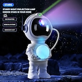 halpa Projektorin lamput ja laserprojektorit-Galaxy Star Astronautti Projektori LED-yövalo Nebula Kattolamppu Makuuhuoneen Koristeluun  Lastenlahjaksi