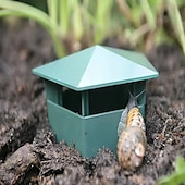 お買い得  キッズ用プール-カタツムリトラップ - 庭や農場に最適な、ナメクジや庭の害虫用の耐久性のある再利用可能なプラスチックトラップ
