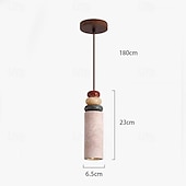 economico Luci a sospensione-Lampadari a sospensione a LED bianco caldo/bianco, 1 luce, stile giapponese wabi sabi, per hall di hotel, illuminazione creativa, lampada da soffitto per balcone, sala ristorante, 100-265 V.