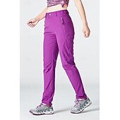 Naisten Vaellushousut Kesä Ulko- Ihoystävällinen Nopea kuivuminen Vetoketjullinen tasku Monitasku Housut Alaosat Joustava vyötärö Musta Purppura Spandex Retkeily ja vaellus Kalastus Kiipeily M L XL halpa Pohjat-Naisten Vaellushousut Kesä Ulko- Ihoystävällinen Nopea kuivuminen Vetoketjullinen tasku Monitasku Housut Alaosat Joustava vyötärö Musta Purppura Spandex Retkeily ja vaellus Kalastus Kiipeily M L XL