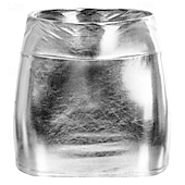 abordables Fondos-Retro Antiguo Años 80 Mini Falda Falda de tubo Disco Patente de látex brillante Metálico Arco iris Mujer Víspera de Todos los Santos Carnaval Desfile del orgullo Mes del Orgullo Adulto Falda