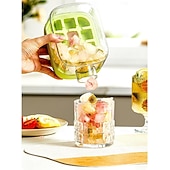 preiswerte Eiswürfelschale-Eisflaschenbecher 2-in-1 berührungslos, 800 ml, Eiswürfelschale, Wasserflaschen, Eiswürfelflaschen mit Strohhalm, tragbare berührungslose Eiswürfelschalen mit Deckel und Behälter, geeignet für die