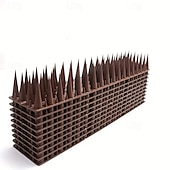 billiga Djurstöd och vård-9,8 fot 4 rader anti-stick anti-stick anti-duva anti-stöld vapen fågel spik fönsterbräda balkong blomkruka staket vägg fågel spik