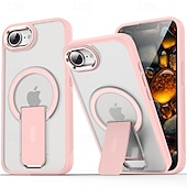 economico Cover per iPhone-telefono Custodia Per Apple AirTag iPhone 16 Pro Max Plus iPhone 15 Pro Max Plus iPhone 13 12 11 Pro Max Copertura Posteriore Custodia ad adsorbimento magnetico con Supporto Traslucido Magnetico PC
