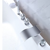 halpa Ammehanat-Ammehana - Moderni nykyaikainen Galvanoitu Roomalainen kylpyamme Messinkiventtiili Bath Shower Mixer Taps