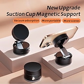 cheap Car Holder-Magnetic Car Phone Mount Foldable No Adhesive Aluminum Alloy Multi Functional Dashboard Desktop